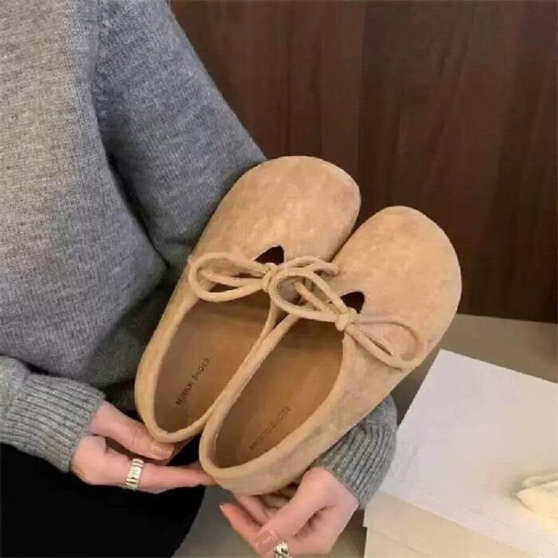 Platform Shoes Early Autumn Shoes Women's One-pedal New All-inclusive Spring and Autumn Single Shoes Women's Shoes