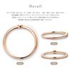 LEGAN Pink Gold Diamond Size K18PG Natural Made In Japan Ring, 13, Milgrain, Simple, Slim, Diamond, Women's,