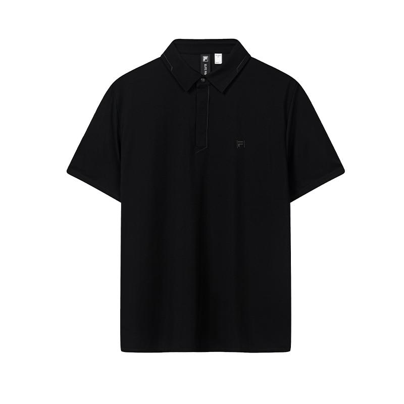 FILA F.C. Cool Touch Moisture Wicking Texture Polo Shirt Men tops F11M631107FBK M