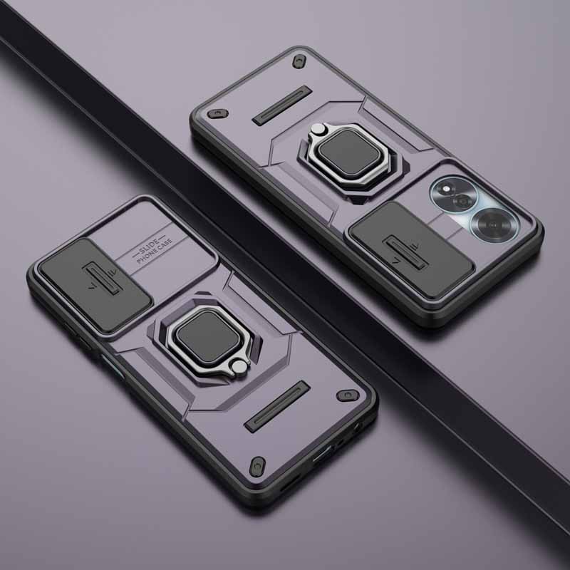 

Чехол-слайд-объектив для OPPO A60 A79 A 60, противоударный защитный чехол для Realme 12 Pro Plus C65 C67 C 67, чехол для телефона Realme 12 Pro Plus фиолетовый