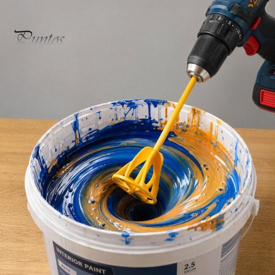 Epoxy Resin Mixer 6 Inch Paint Stirrer for Drill, 3D Printed Attachment, Drill Powered Hex Shaft Mixing Stirring Rod Resin, Epoxy, Silicone