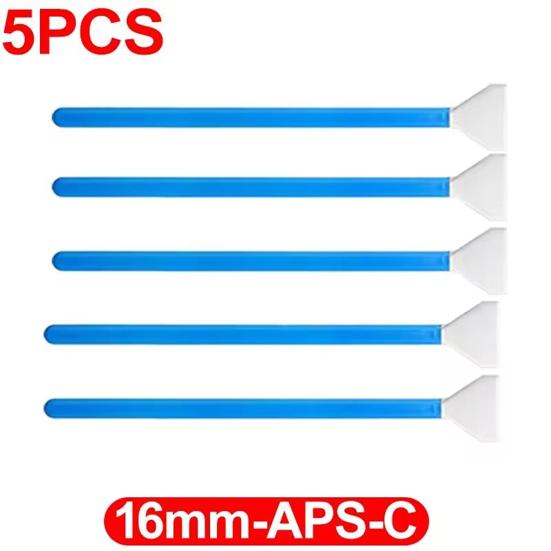 5Pcs Professional Sensor Cleaner Swab Kit for Digital Camera's CCD or CMOS Sensor for Full-Frame APS-C M4/3 Sensors Cleaning