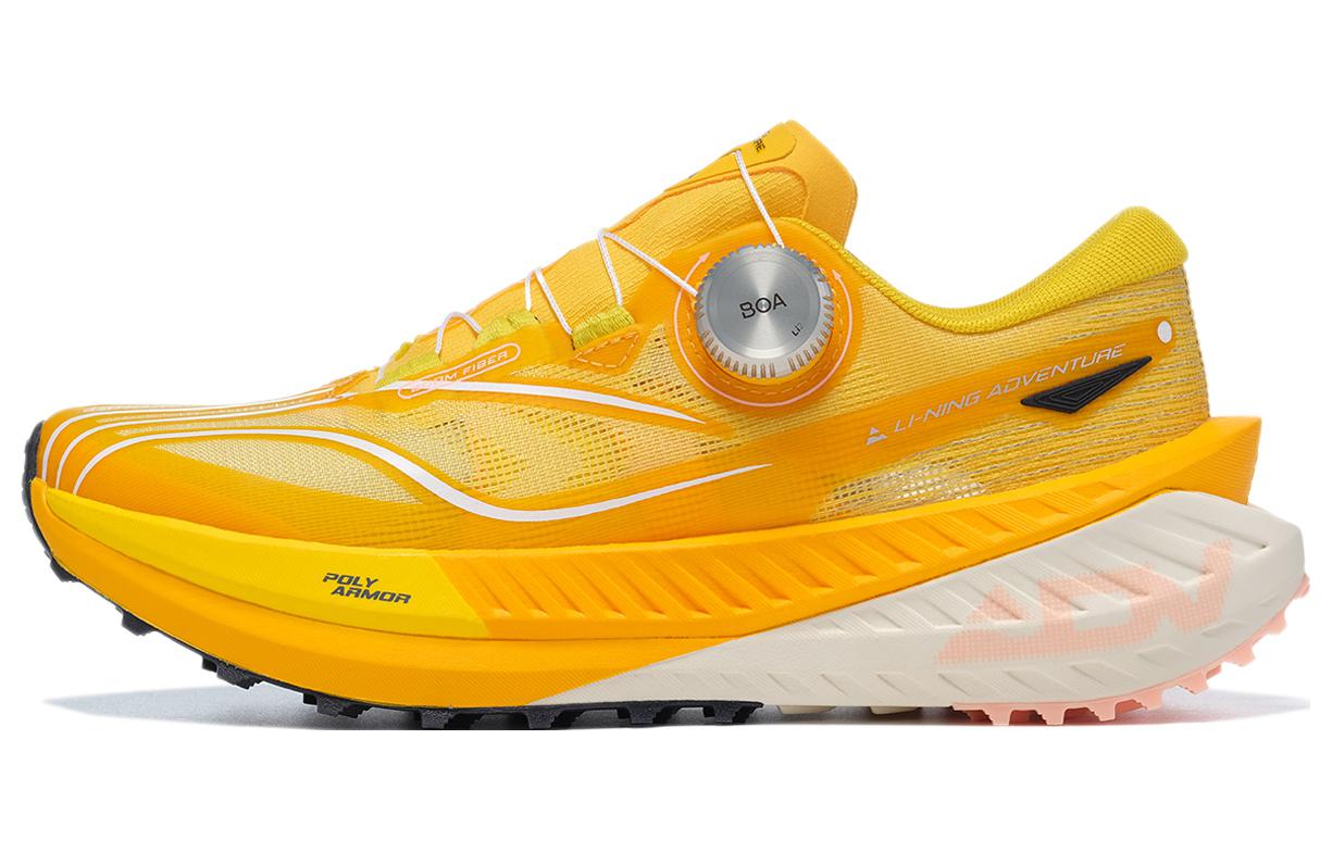 Li Ning Тканевая Амортизация Нескользящие Низкие Беговые Кроссовки Женские Хромированное Золото ARNT002-1 37