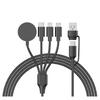 4 In 2 Multi Charging Cable for Apple Watch Charger USB C Cable Tra Vel Charger Compatible with iPhone 15 14 13 iWatch Series
