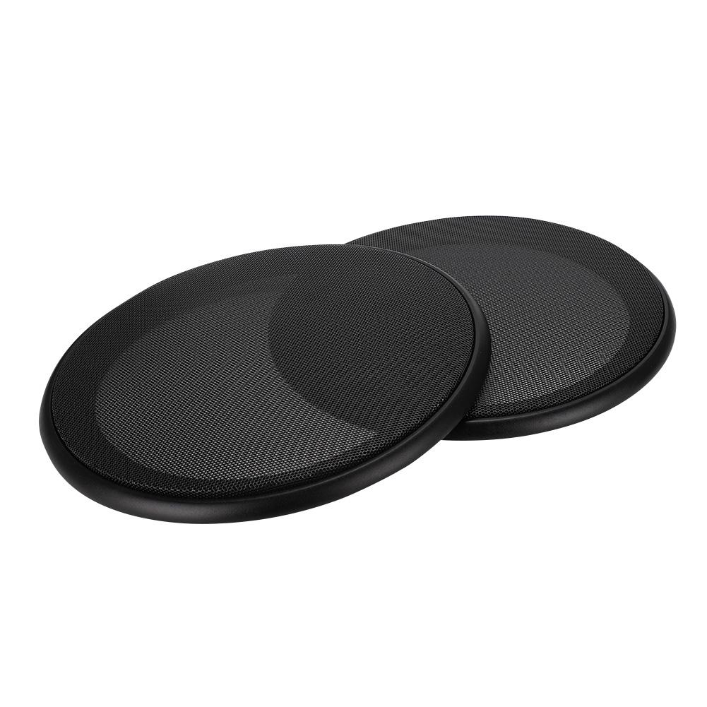 

2 шт. 8-дюймовых крышки для динамиков, декоративные круги, защитные металлические сетчатые крышки(черный+черный)