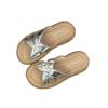 Cool slippers female summer wear 2025 new French fairy wind stepping on shit feeling with skirt fashionable and comfortable thick-soled slippers
