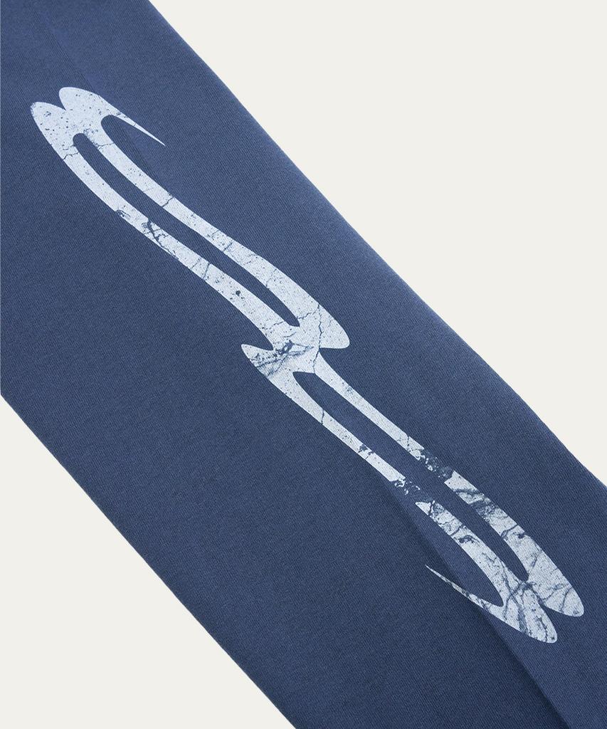Sekeondeuweibeu Crack Tee [Navy]
