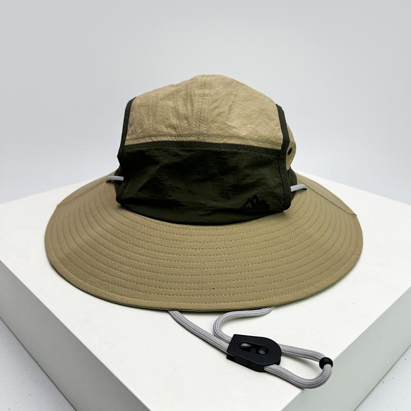 Fisherman Bucket School Old Vintage Dry Quick Drying Fast Women  Men For Neutral Gender Fresh Caps Hats Color Block Sunshade Outdoor Breathable
