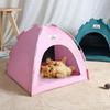 Haustier-Zeltbett, Katzenhausbedarf, Produkte, Zubehör, warme Kissen, Möbel, Sofa, Korbbetten, Winter-Clamshell-Kätzchenzelte, Katze