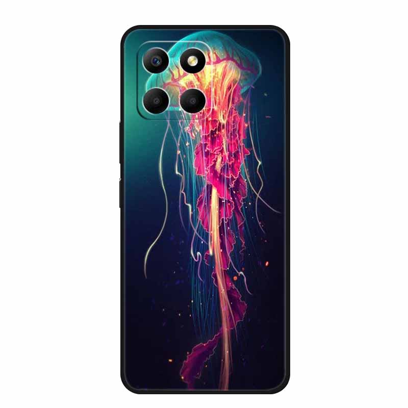 Soft Silicone Covers For Honor X8 5G Case x8 X8A 4G Wolf Lion TPU Back Covers For Huawei Honor X8 Phone Cases HonorX8A Coque Bag
