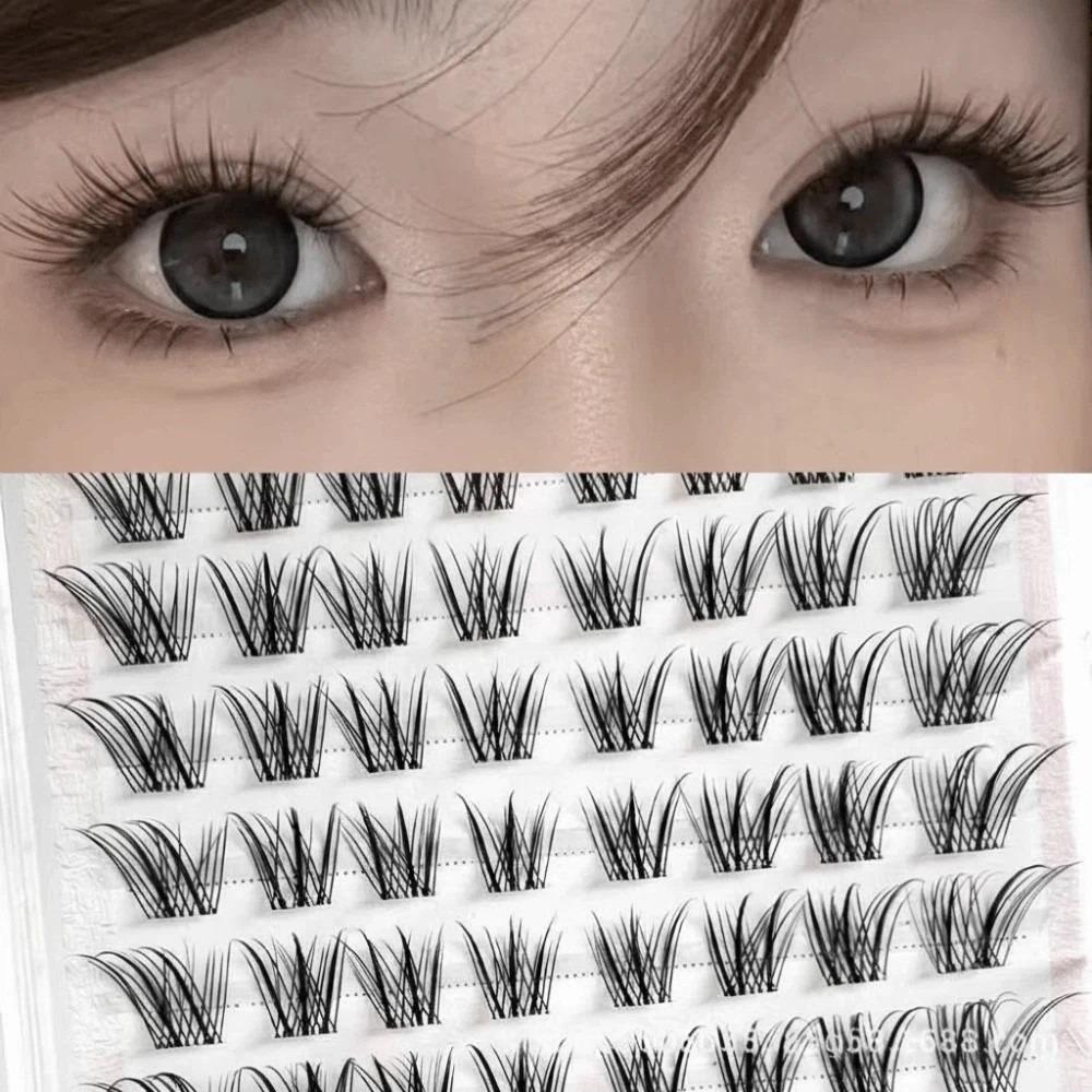 Handmade False Eyelashes New Chinese Style Fake Eyelash Eye Makeup Tools  Eye Lash Extension