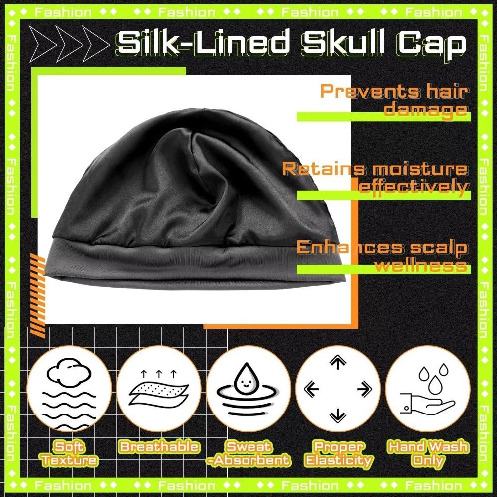 Breathable Beanie Cap Elastic Night Sleep Hat Fashion Skull Cap For Men Women