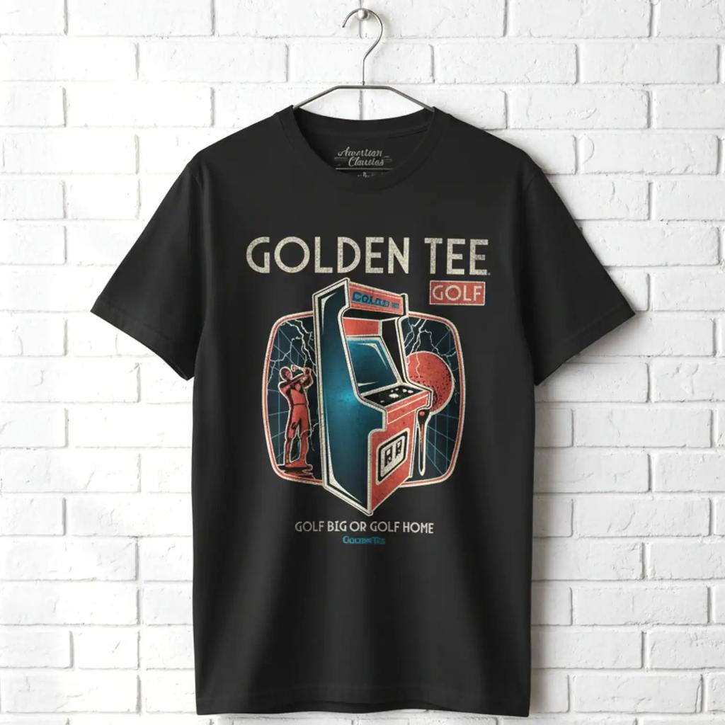 Golden Tee Golf Big or Go Home Men's T Shirt