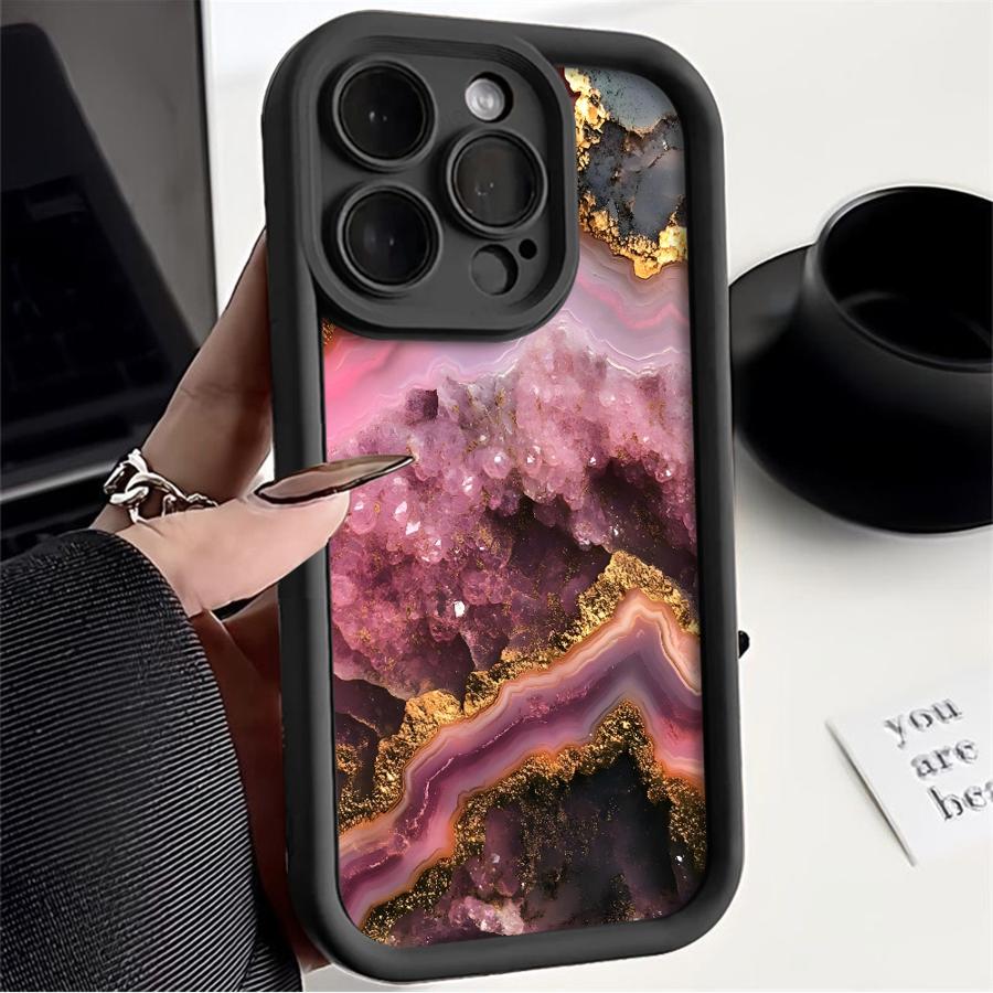 Phone Cover Case for iPhone 17 Pro Max Air 17e 12 Pro 14 16 15 Plus 13 11 Luxury Marble Pattern