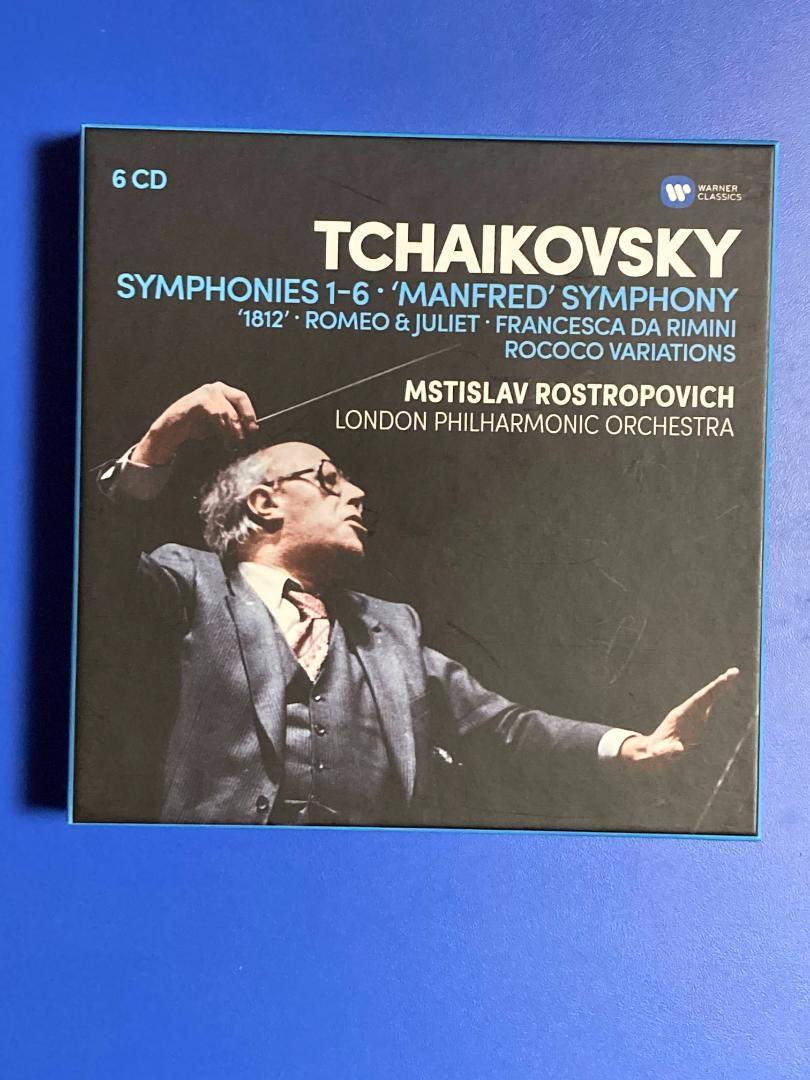 

[USED] Tchaikovsky/Complete Symphonies Rostropovich/London Po. (Imported)