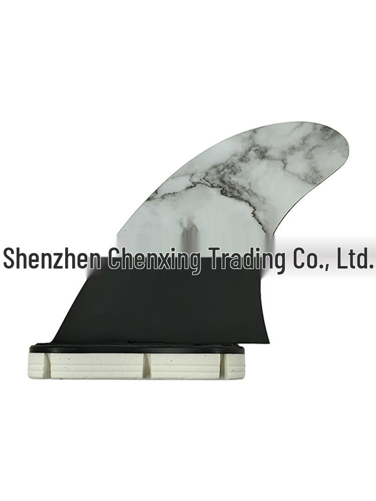 Marble Pattern Double Tab Tail Fin Surfboard Accessory for FCS2