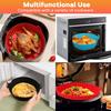 Air Fryer Silicone Baking Tray, Air Fryer Silicone Pot,Liners, Reusable Non-Stick Basket, Food Grade Silicone BPA Free