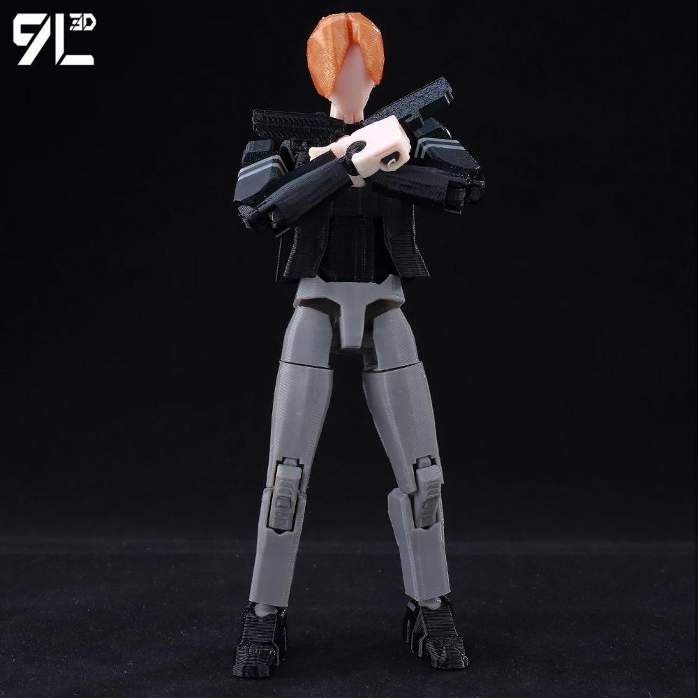 9L3D Titan13 Leon S. Фігурка Кеннеді LUCKY13 Багатосуглобова T13 Dummy13 Артикульована Рухома 3D-друковані Колекційні Іграшки