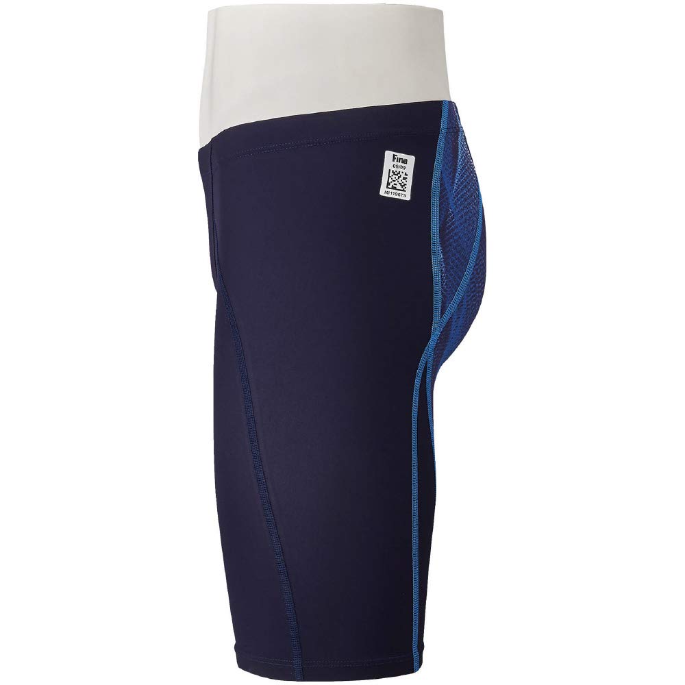 MIZUNO MX SONIC Racing Swimsuit for Half FINA Swimming Approved Boys, Junior, Spats, N2MB0412, Color Blue, Size 130, (International Federation)