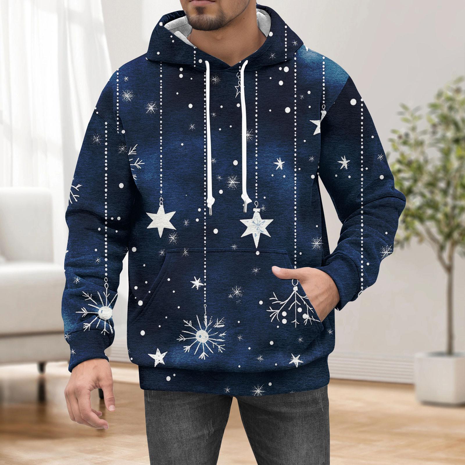 

Спортивный костюм с капюшоном, унисекс, одежда для бега, пуловер с длинными рукавами, толстовка с капюшоном XL тёмно-синий