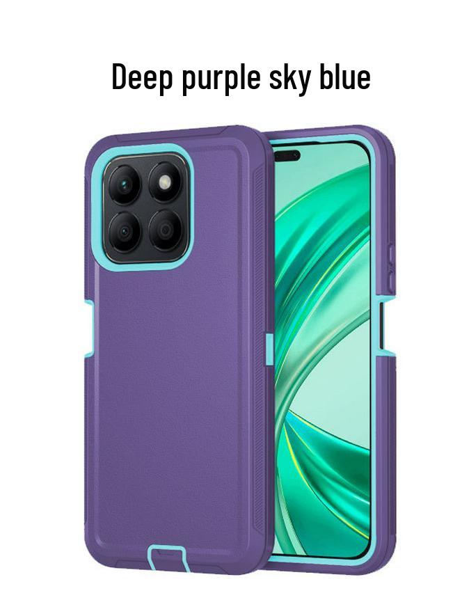 Honor X8B/X8A 4G 3-in-1 Drop-Proof Protective Phone Case