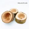 Good-Pet Hamster Wooden Food Bowl Hamster Squirrel Food Bowl Log Gnawing For Small Animals Food Bowls Durable Easy To Use