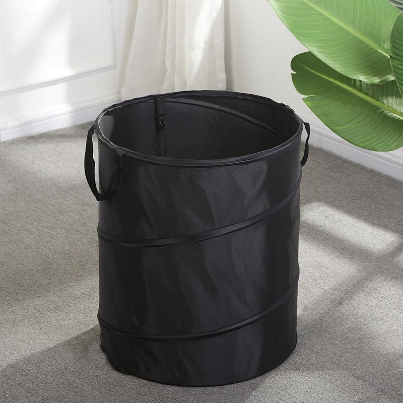 

New Outdoor Foldable Garbage Bin Camping Portable Garden Fallen Leaves Flowers Weeds Waste Oxford Fabric Garbage Bin Weed Bags 37L чёрный