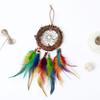 Atrapasueños con Cordón Estilo Indio Madera Decorativa con Cuentas Colgante de Jardín Pluma Atrapasueños Decoración Decoración del Hogar