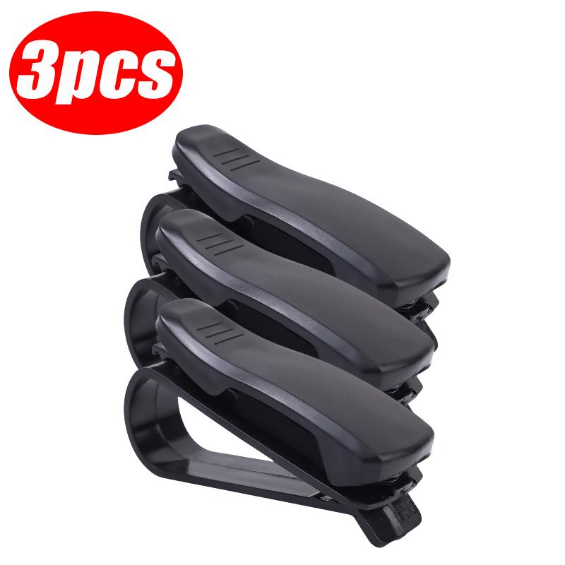 1-5 STÜCKE Universal Auto Sonnenblende Brillen Auto Zubehör Box Sonnenbrillen Clip Karten Ticket Halter Ständer Befestigung Hülle Brillen