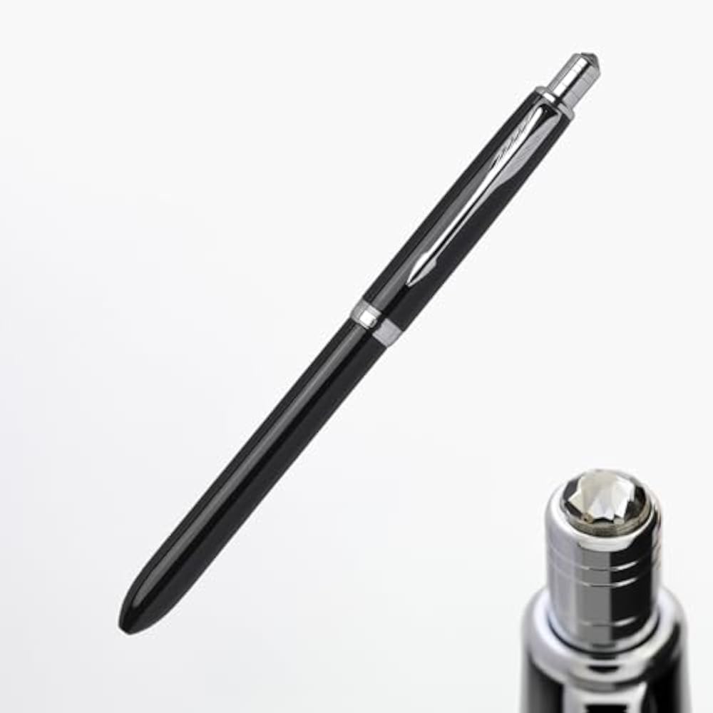 PARKER Parker Multifunction Pensonette Rack Black CT Crystal Black Diamond 3 in 1 Ballpoint Pen 2...