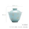 150ml Lang-kiln Red Hot Stamping Gaiwan Japanese Tea Tureen Tea Bowl With Lid Kit Tea Making Cover Bowl Tea Ceremony Decoration