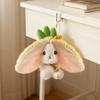 Mini Cute 2-In-1 Fruit Rabbit Plush Toy Durian  Pineapple Strawberry Bunny Stuffed Animal Soft Plush Pendant Lucky Gift