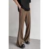 2024 Spring/Autumn Young Men's Trendy Flared Trousers: Light, Loose, Casual Drape Pants