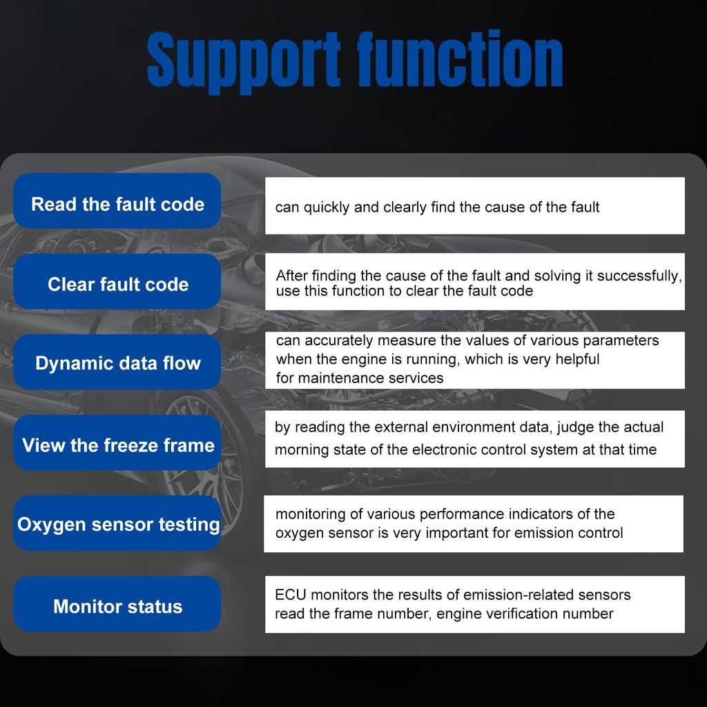 KONNWEI KW818 Car Diagnostic Tools OBD2 Support CAN J1850 Engine Fualt Code Read 12V Battery Tester Enhanced OBD2 Auto Scaner