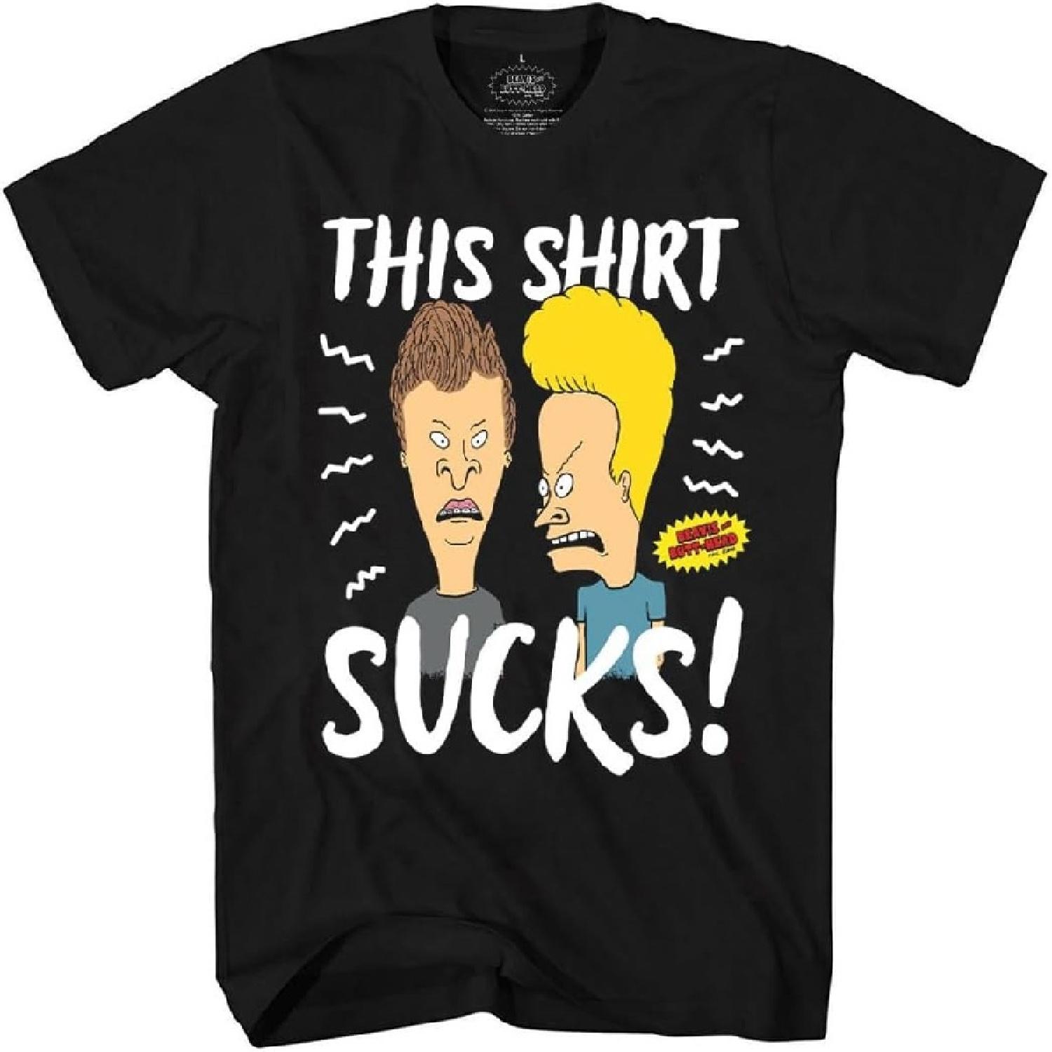 

Beavis and Butt-Head This Shirt Sucks! T-Shirt S