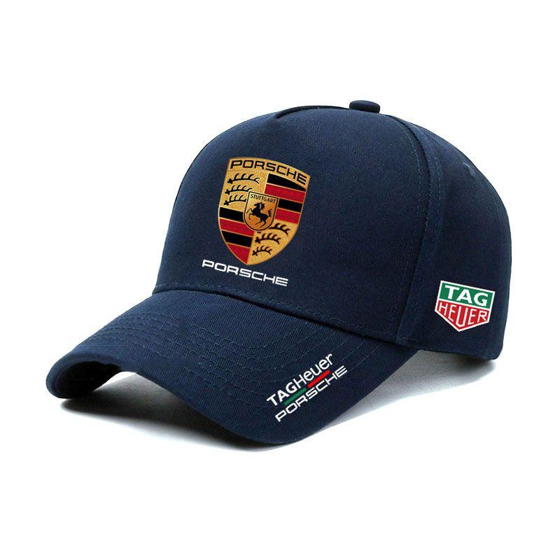 Porsche Voor  Logo 3D Pet Auto MOTO GP Racing F1 Auto Eendensnavel Pet Baseballpet Pet Verstelbaar Casual Truckerpet Pet Accessoires