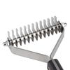 Pet Eco Friendly Handle Stainless Steel Blade Pet Open Knot Grooming Hair Comb Brush for Dogs Cats(M337-13 )