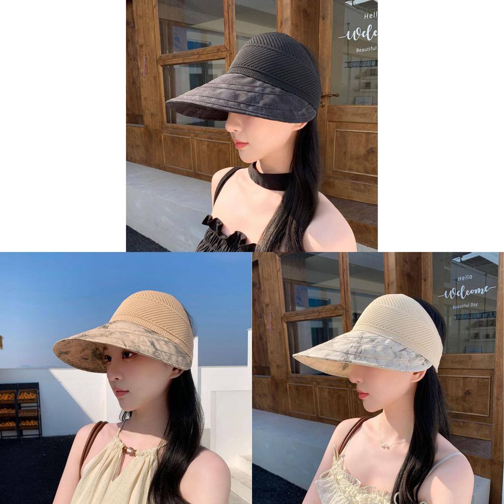 Summer Sun Protection Cap With Large Brim For Women Outdoor Sun Hat Fashion Accessory