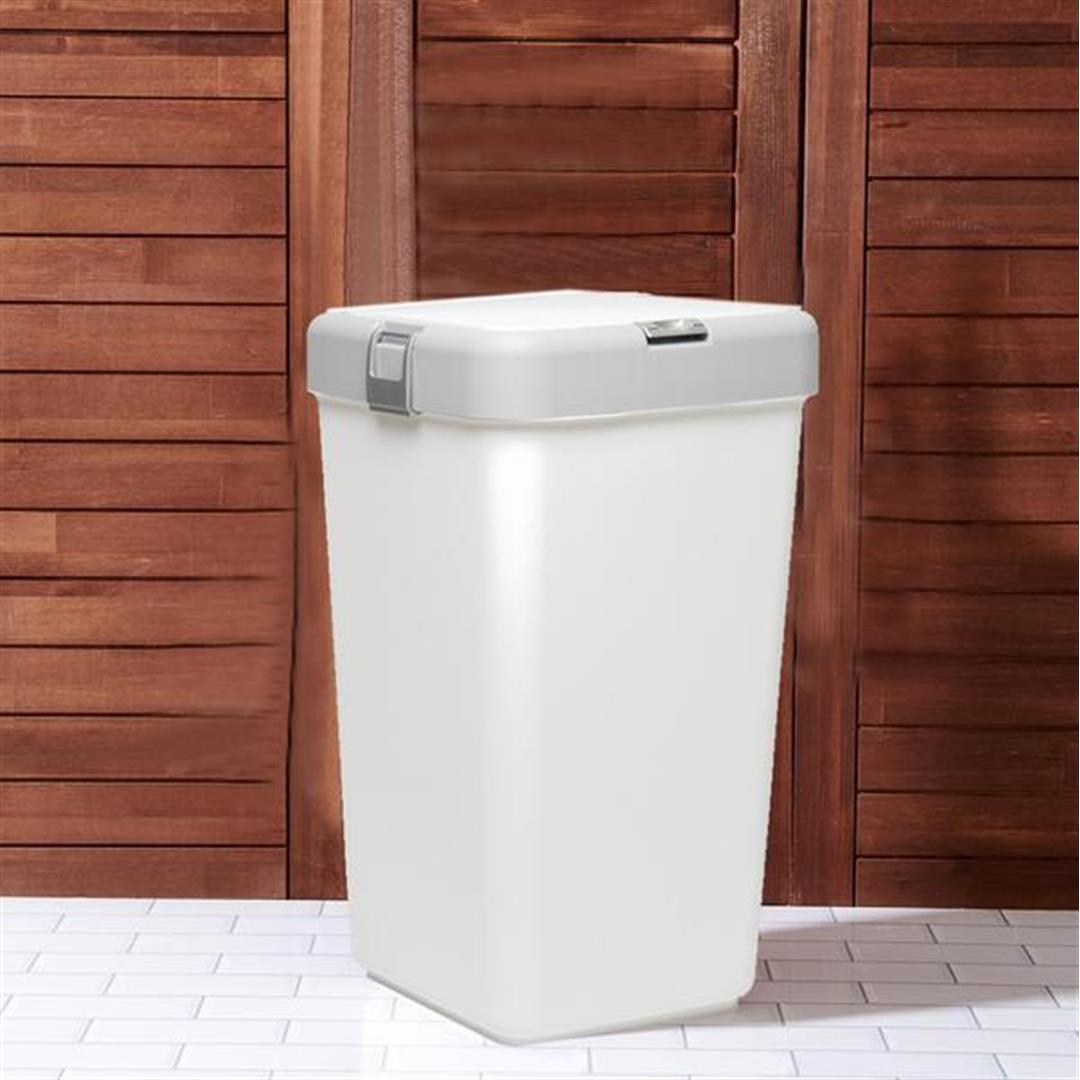

Корзина для белья Motek Mono белая 40 л