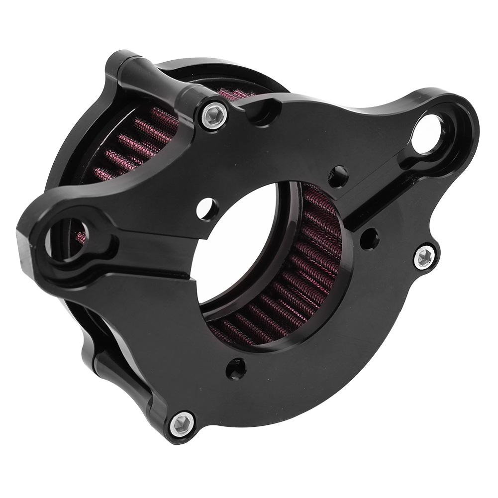 Motorcycle Black CNC Air Cleaner Intake System Filter Kit For Harley Sportster Iron XL 883 1200 72 48 1988-2022
