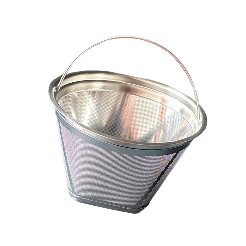 304 Stainless Steel Cone Coffee Filter Practical Fine Mesh Design Replacement Part Accessories For Espresso Machines