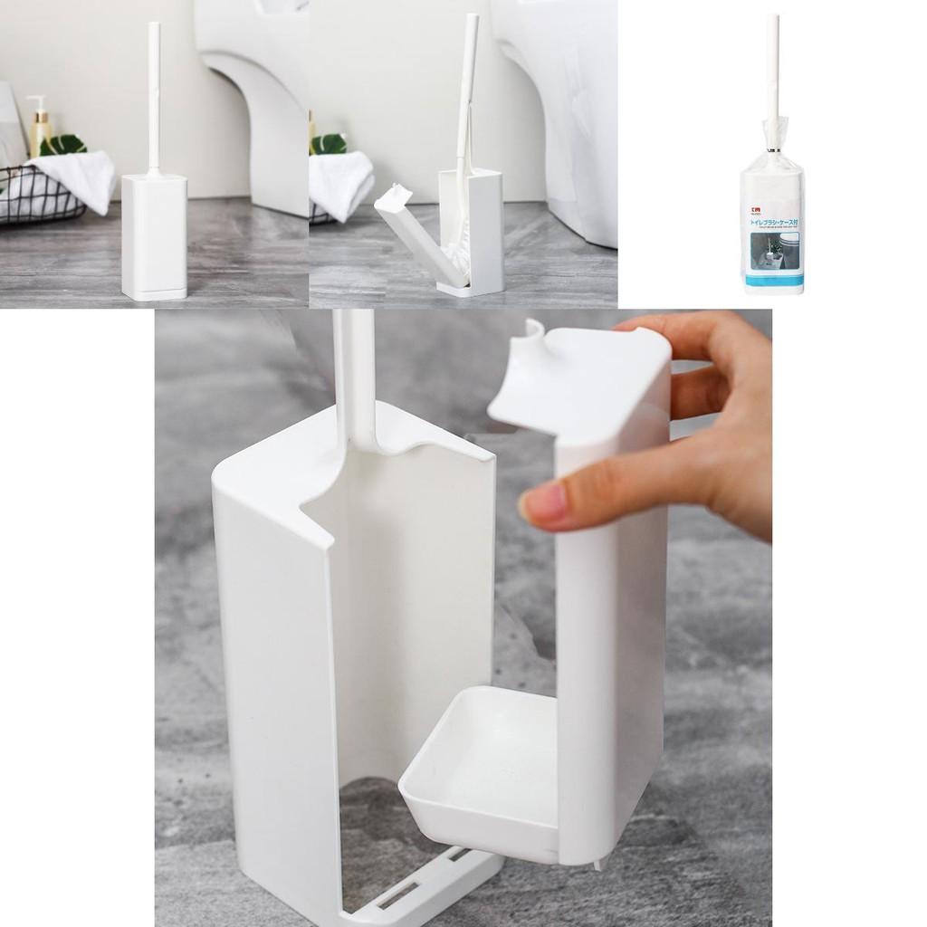Km Japanese Plastic Toilet Brush Set Long Handle For Bathroom Maintenance