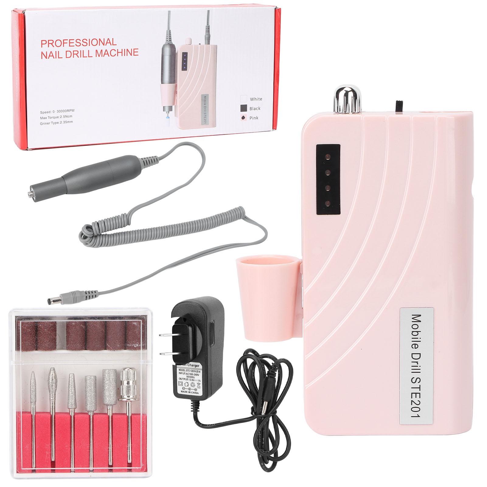 

Электрическая дрель для ногтей 30000 об/мин CW CCW вращение маникюрные полировальные инструменты для маникюрного салона 10 US Plug