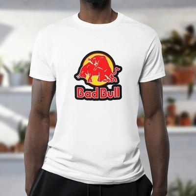 Maglietta Bad Bull Parodia Divertente Bevanda Energetica Top Matador Maglietta Novità 089