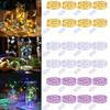 5PCS LED Fairy Lights Battery Operated 3 Modes Copper Wire String Lights for Wedding Birthday Party Gift Cake Bouquet Decor