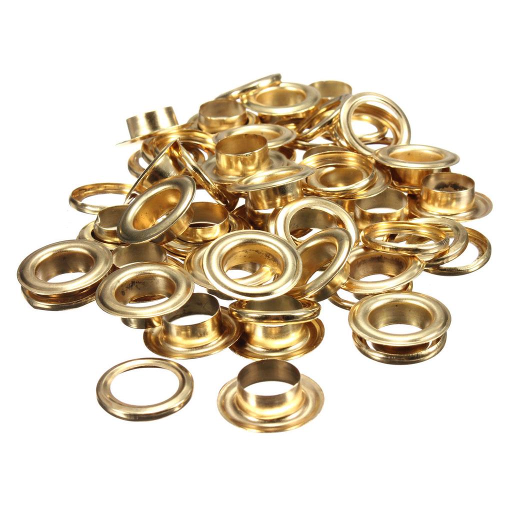 8mm Spare Brass Eyelets For Leather Tarpaulin Pack of 20