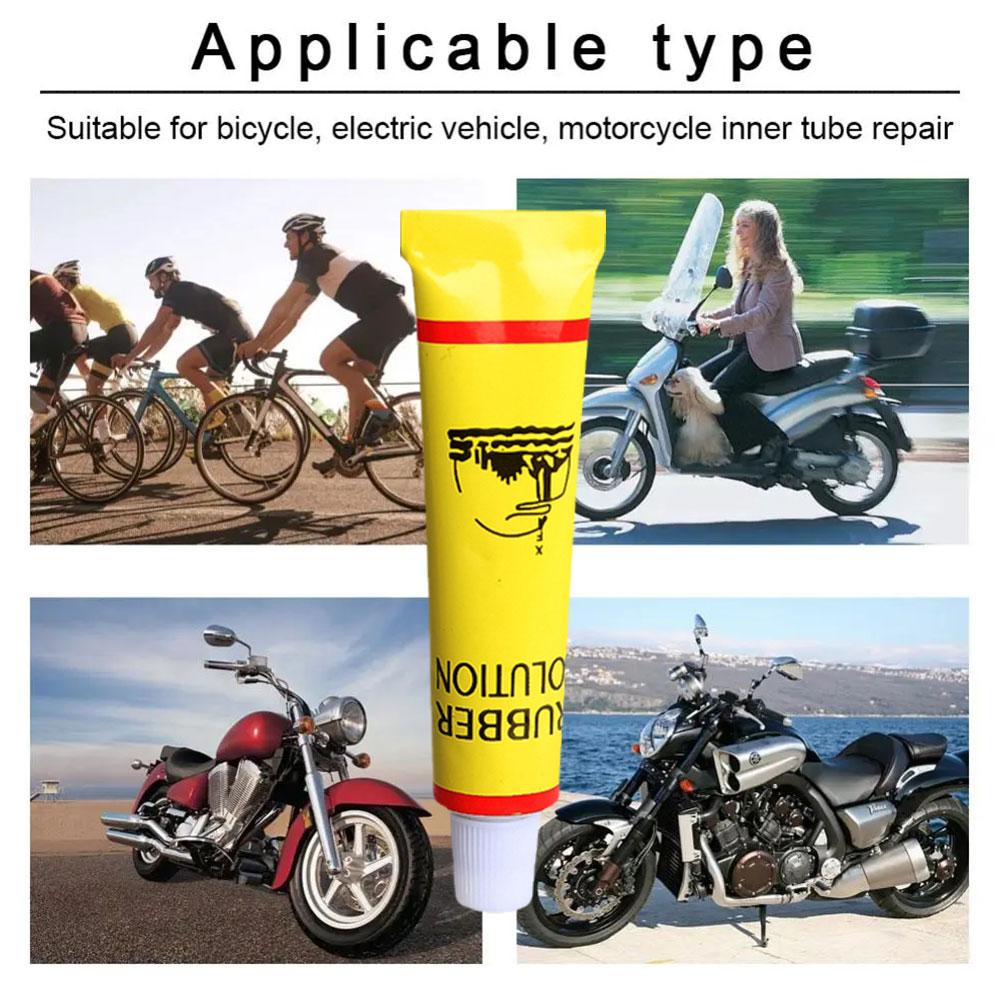 1-8 peças Carro Motocicleta Bicicleta Pneu Reparação Cola Câmara de Ar Furo Reparação Cola Agente Emergência Portátil Pneu Vulcanizado Cola