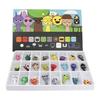 24 Piece Figure Mascot Assortment Set Goods (1 Piece Height 4~5cm) Mini Toy Singing Monster Accessory PVC Birthday Present (A) [Parallel Import]
