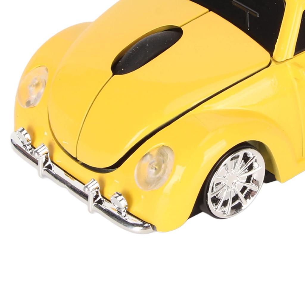 Car 1600DPI Wireless Gaming Sports Car Style Mouse with USB Auto Sleep LED Cordless Computer Mouse for Laptops and Desktops Mouse, 2.4GHz Mouse,