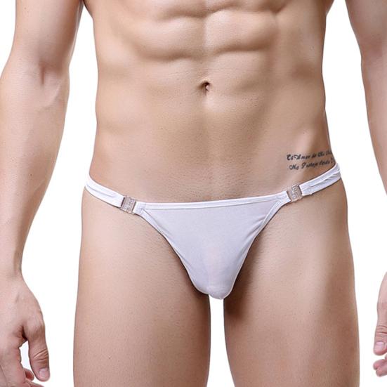 Honeymoon Durchsichtige Herren G-String Unterwäsche Solide Sexy Slips Tangas T-back